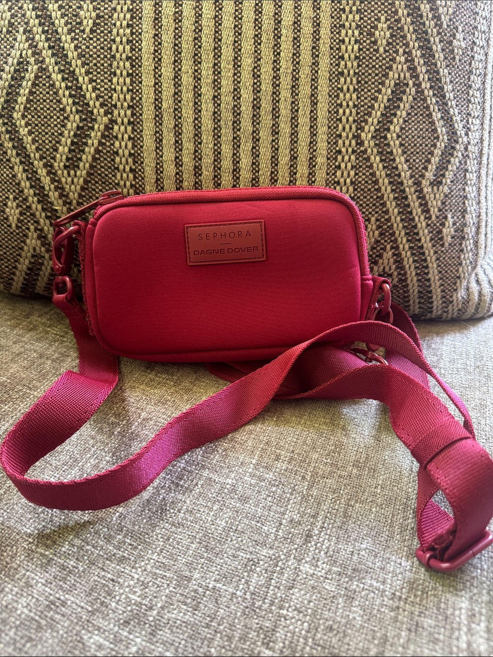 SEPHORA Red Crossbody Camera Bag by Dagne Dover